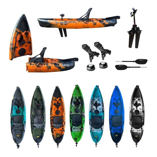 Kayak divisibile pedali con - pedali,